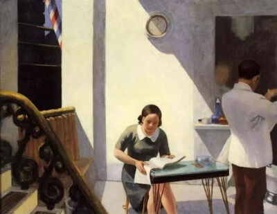 Edward Hopper, The Barber Shop, 1931