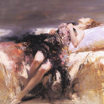 皮诺·德埃尼（Pino Daeni），是一位意大利裔美国籍插画家和艺术家。皮诺·德埃尼以他独特的绘画风格和精湛的艺术技巧而闻名，尤其是他对女性人体之美的刻画。他的人体油画作品展示了女性的柔美和优雅，以及她们所具有…