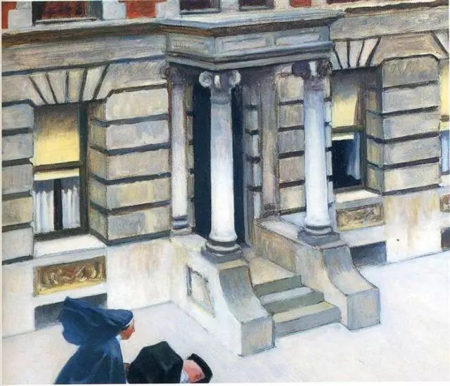 Edward Hopper, New York Pavements, 1924