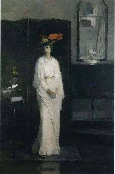 Romaine Brooks, Lady with a White Cockatiel, 1922