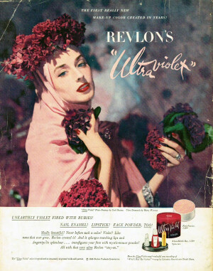 1940年代露华浓(Revlon)的彩妆广告。 ​​​