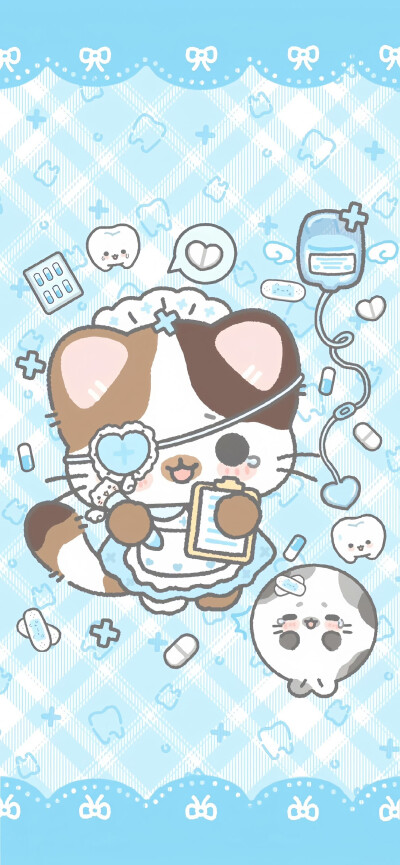 猫咪可爱壁纸｡.:*♡
#插画壁纸#