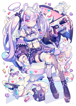 4-8头漫画女生（2019