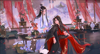 忘羡一曲远，曲终人不散。嘻嘻~么么叽~喜欢就好啦~不用吱声~笨宝子~（图是从其他地方捞的，别介意哈，如有冒犯很抱歉！）