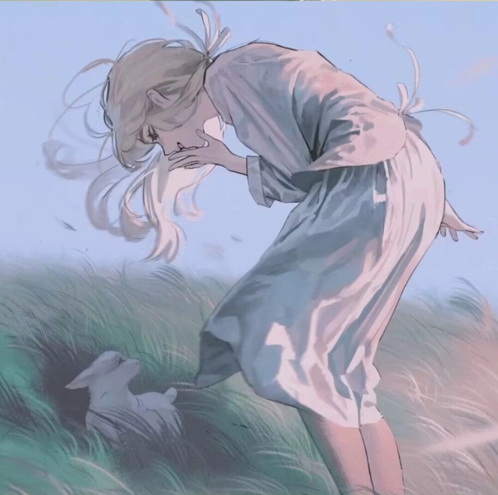 插画背景头像