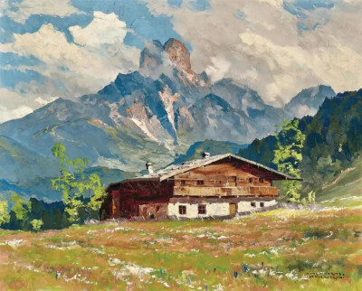 汉斯·毛鲁斯（Hans Maurus）乃德国画家，其因对高山景观，特别是诸如著名的马特洪峰等特定山脉的现实主义描绘而声名远扬。