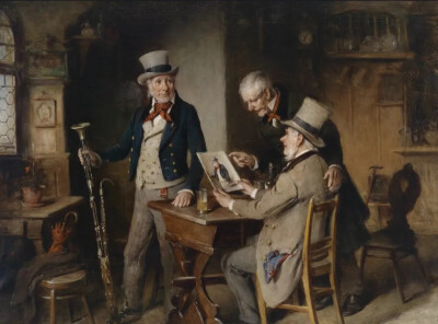 赫尔曼·阿尔敏·冯·凯恩
Hermann Armin von Kern 1838-1912
是一位学术画家，是他那个时代最受欢迎的奥地利风俗画家之一，也是维也纳弗朗茨·约瑟夫一世宫廷的画家。
