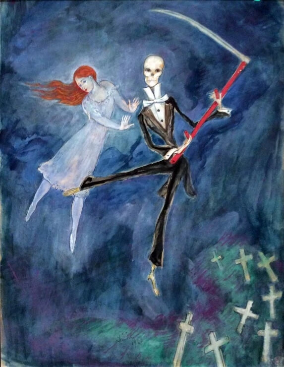 尼尔斯·达尔德尔（Nils Dardel）是20世纪瑞典后印象派画家，在瑞典学习后，他与许多同时代人一样，并于1910年左右前往巴黎。尼尔斯·达尔德尔主要从野兽派的纯调色板、后印象派以及日本木刻中汲取灵感。他还短暂涉足立体主义，并以这种风格画了一些城市景观。