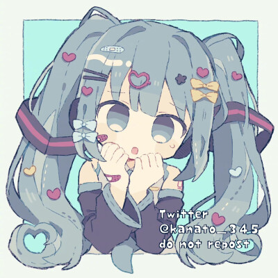 可爱风的初音未来头像系列(*´∀`*)
X:kanato_345 ​​​
#插画分享#