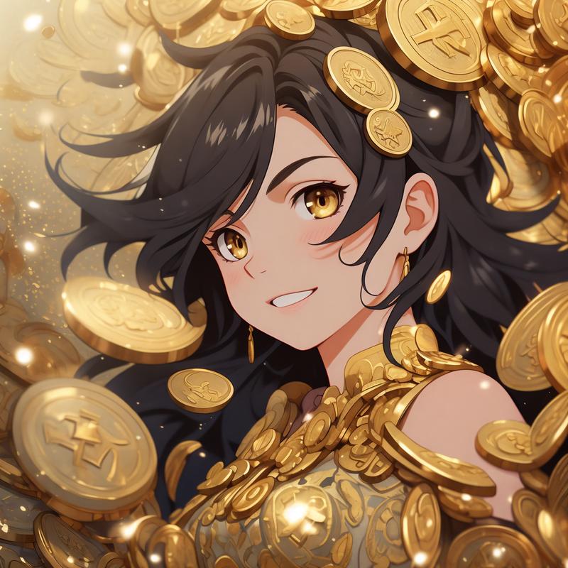 暴富头像，金币满满，招财头像