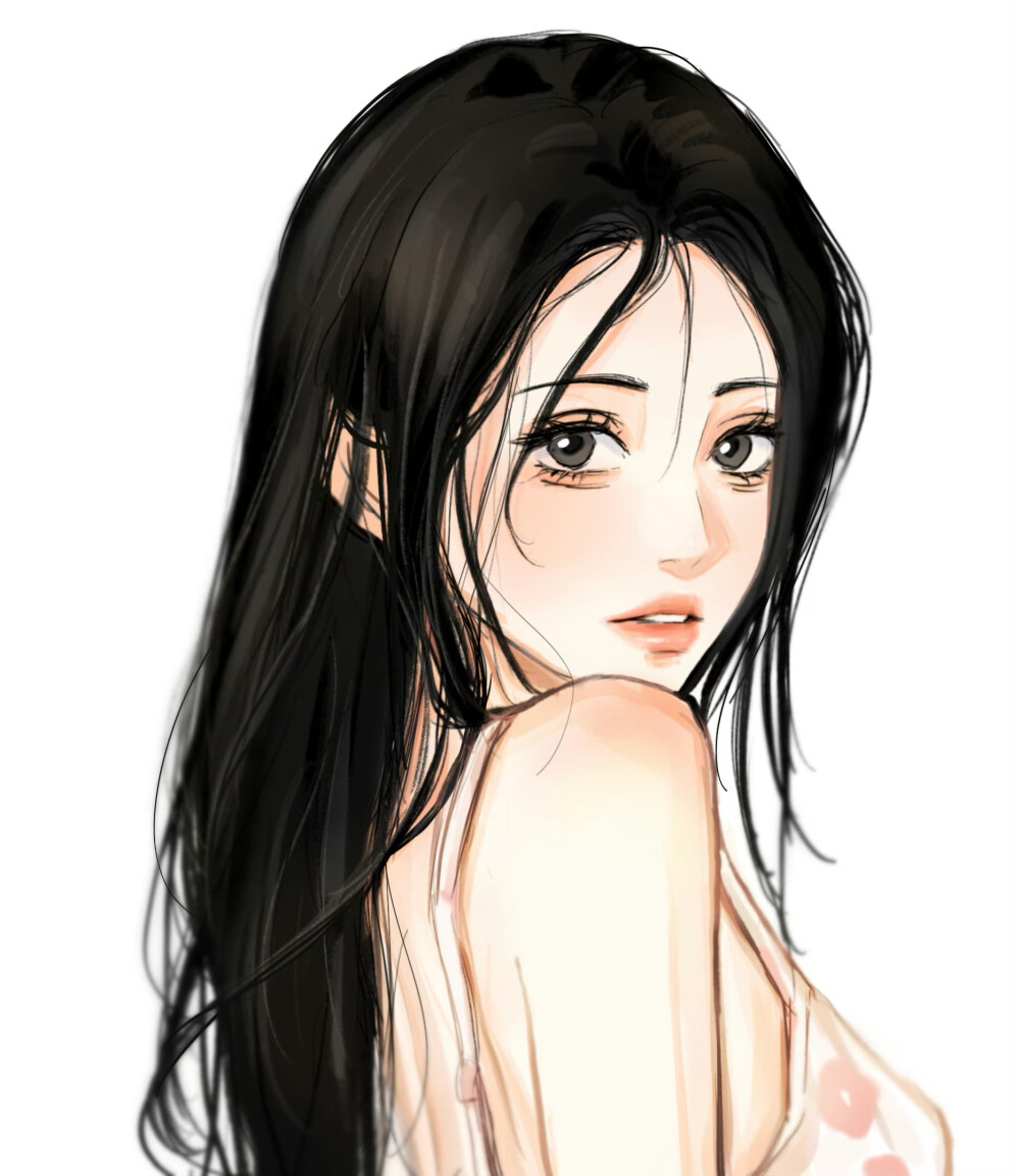 畫師：二白不吃香菜
#插畫女頭#