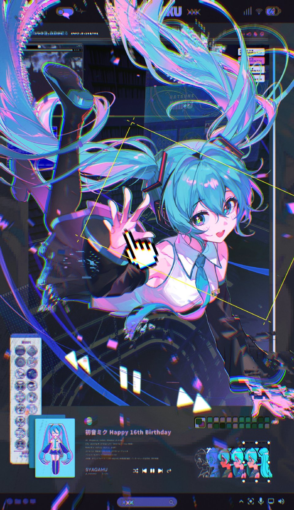 初音未来
来源@银魔王
_SYAGAMU ​​​