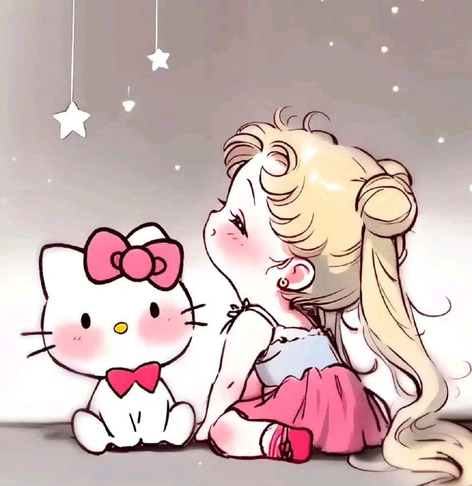 Hello Kitty 头像 美少女 甜美 小美女