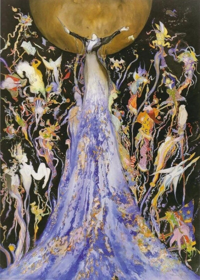 日本插画艺术家 天野喜孝 （Yoshitaka Amano）
