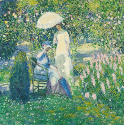 Frederick Carl Frieseke
弗雷德里克·卡尔·弗里斯克
美国(1874-1939)
