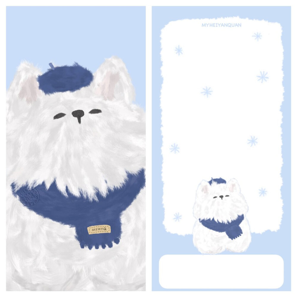 毛绒玩偶壁纸➕套图