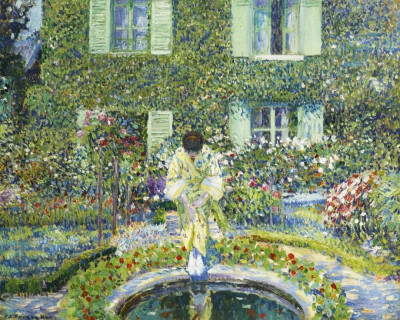 Frederick Carl Frieseke
弗雷德里克·卡尔·弗里斯克
美国(1874-1939)
