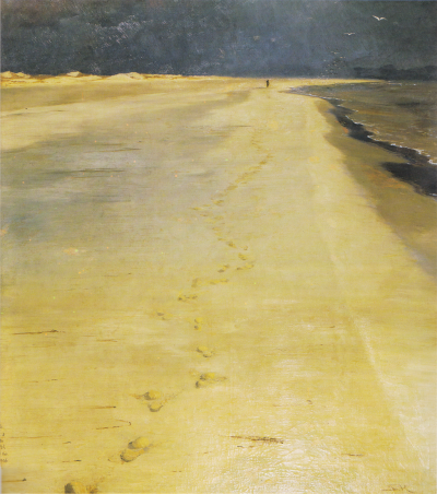 Peder Severin Krøyer：来自 Skagen Sønderstrand，1883年