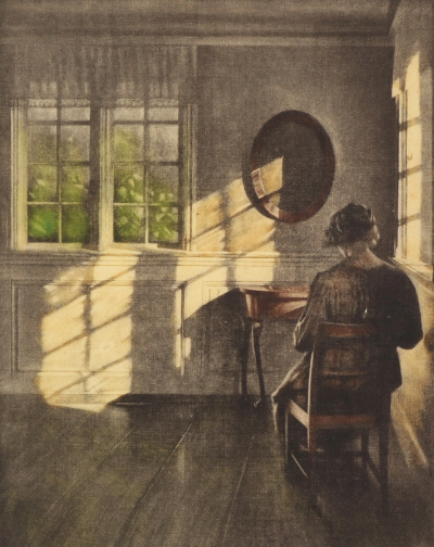 Peter Ilsted：阳光，1909年