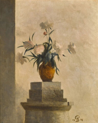 Peter Ilsted：花，1918年