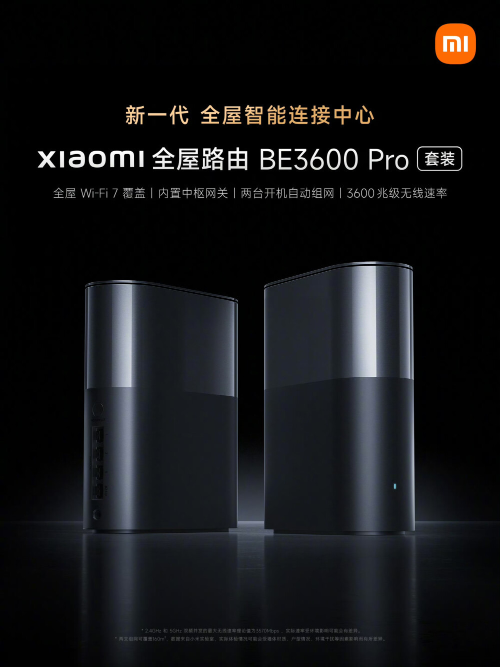 小米全屋路由 BE3600 Pro套装