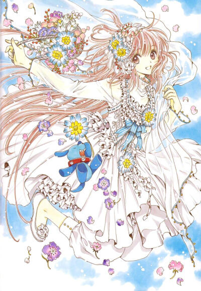 CLAMP|总是被花围绕的花户小鸠
《奇迹少女KOBATO》里的主角花户小鸠。