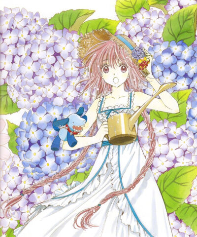 CLAMP|总是被花围绕的花户小鸠
《奇迹少女KOBATO》里的主角花户小鸠。