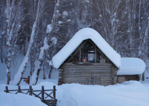 雪  窗