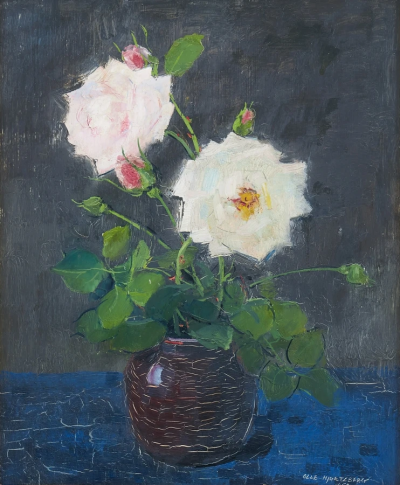 Olle Hjortzberg：玫瑰花，1950年