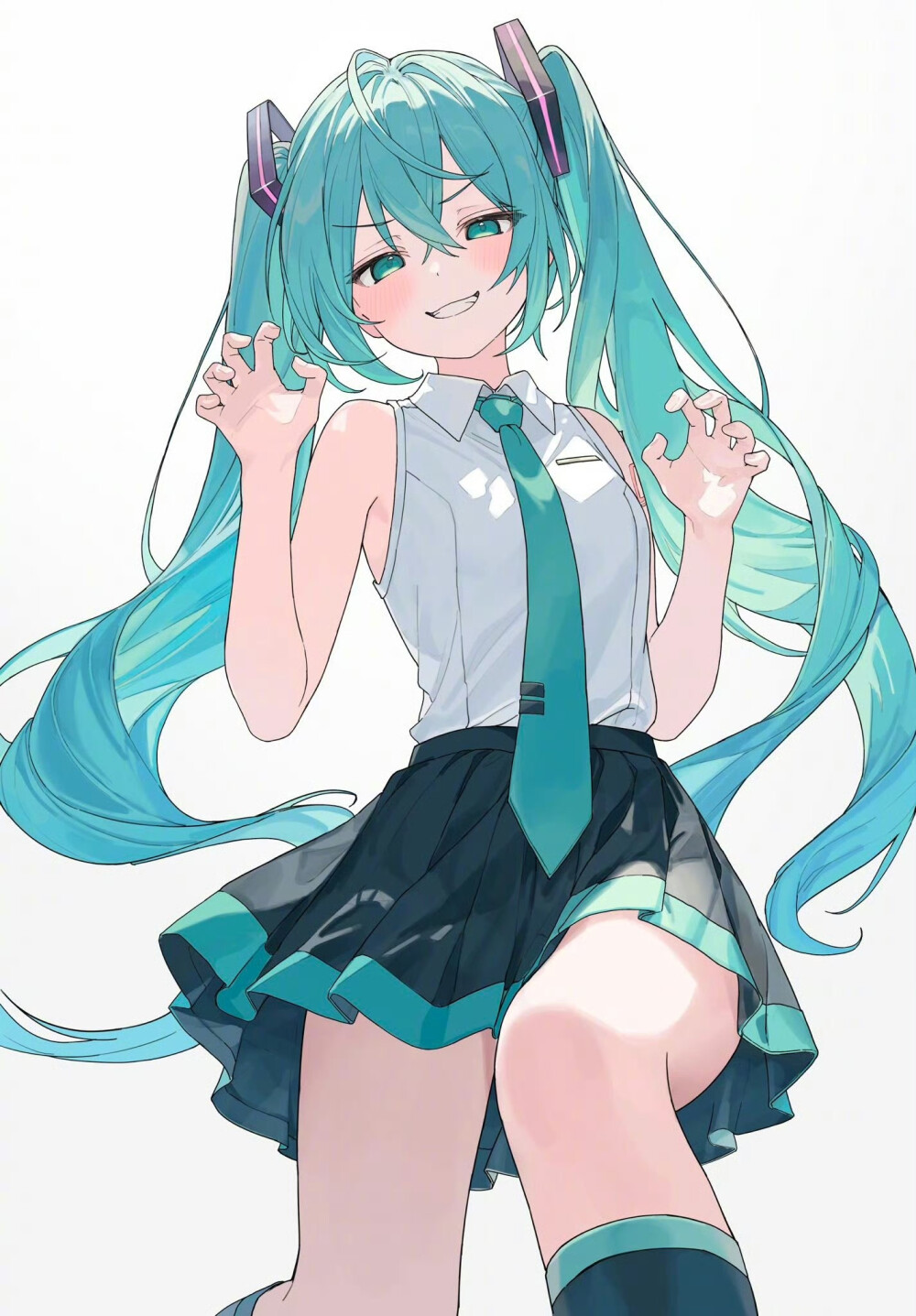 可爱的Miku
X:_karyln ​​​
#插画分享#