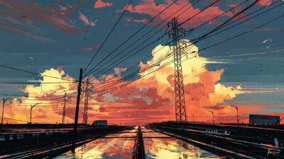  插画师 Alena Aenami
