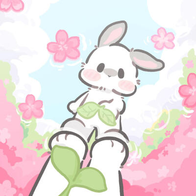 小兔子的四季可爱插画
xhs画师：辣辣 lala