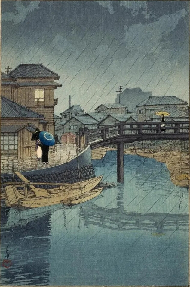 品川的雨，川濑巴水，1931