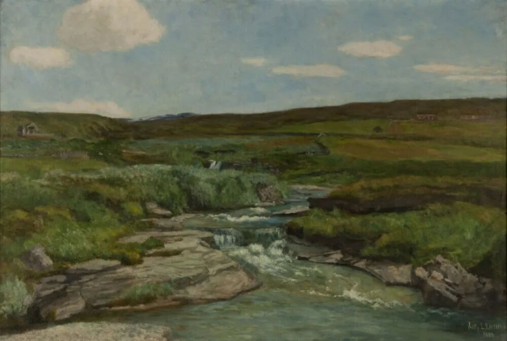 Kitty Lange Kielland：高原，1907年，斯塔万格博物馆