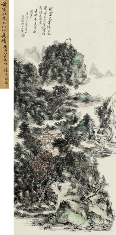 黄宾虹，《西湖风景》（1950年）