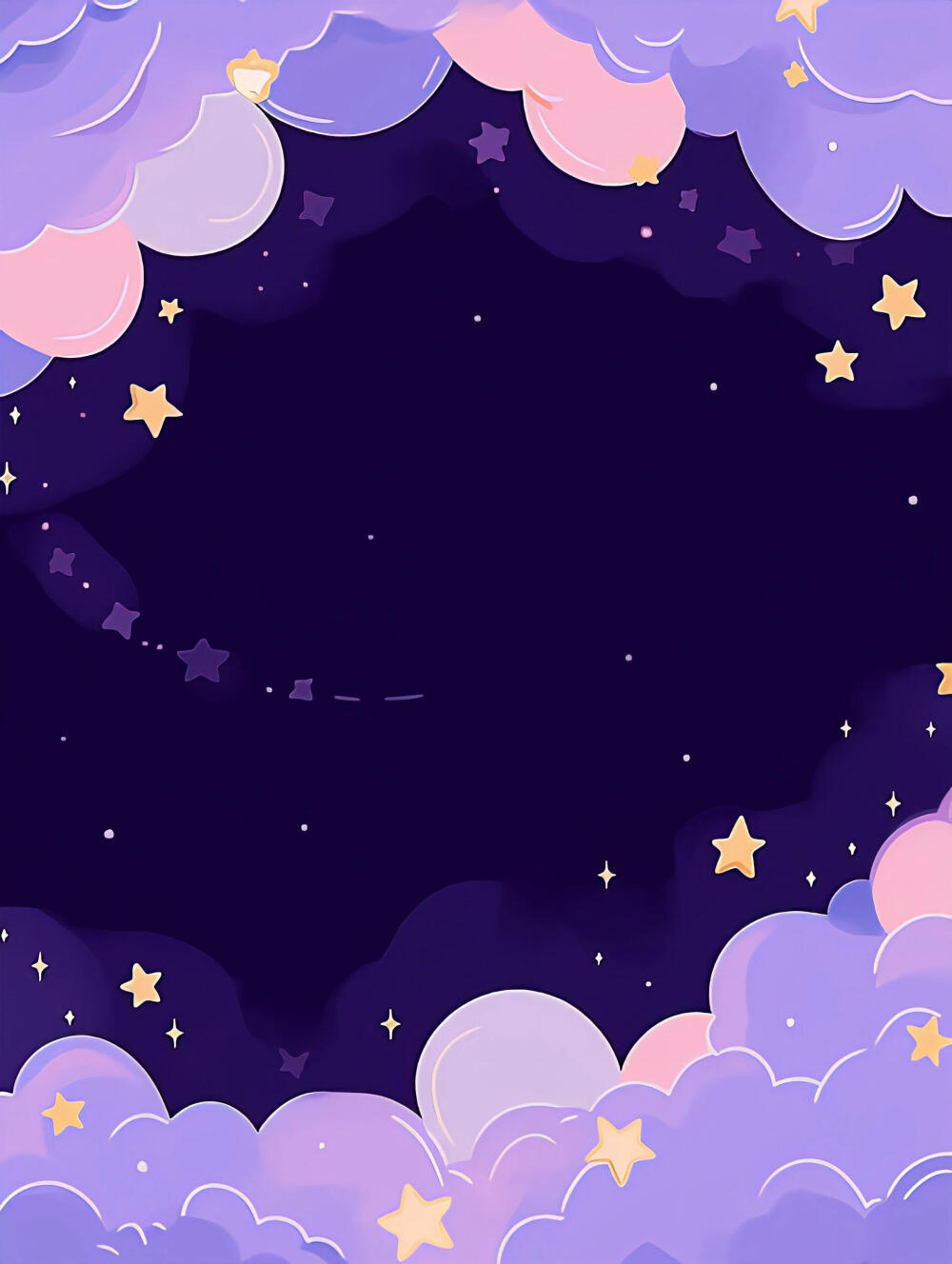 ai梦幻星空便签纸