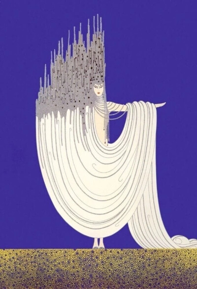 俄裔法籍插画艺术家 Erte（Romain de Tirtoff, 1892—1990）是20世纪最具代表性的插画艺术家之一。他的作品不仅在艺术史上留下了深刻的印记，而且对时装、电影和舞台艺术等领域产生了广泛的影响。Erte的画风以其华丽…