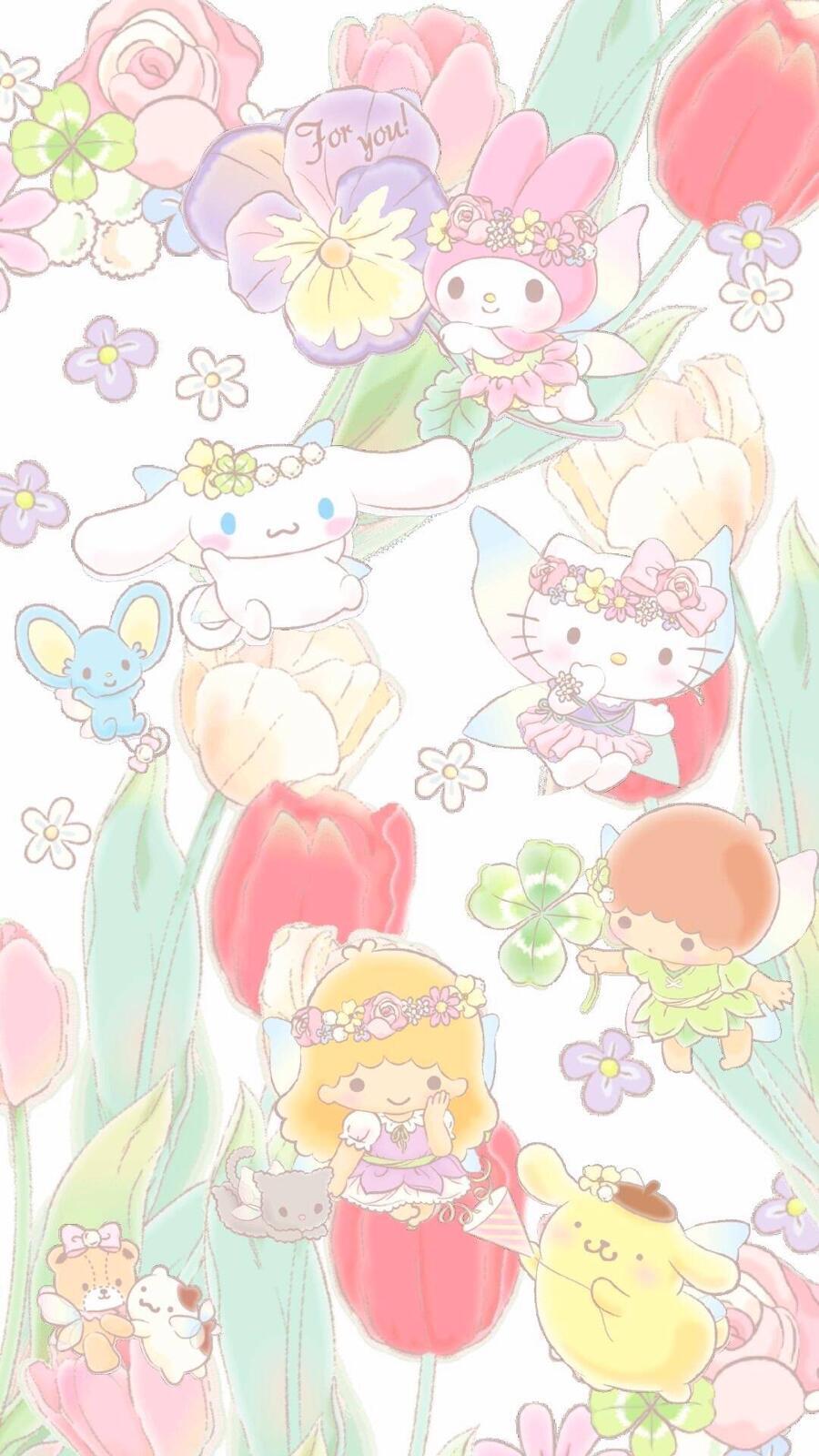 三丽鸥全员花仙子