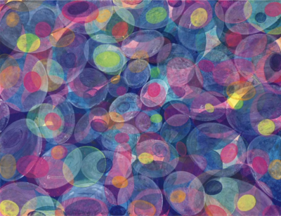 气泡 Bubbles，2015
acrylic on canvas
85 x 85 cm
