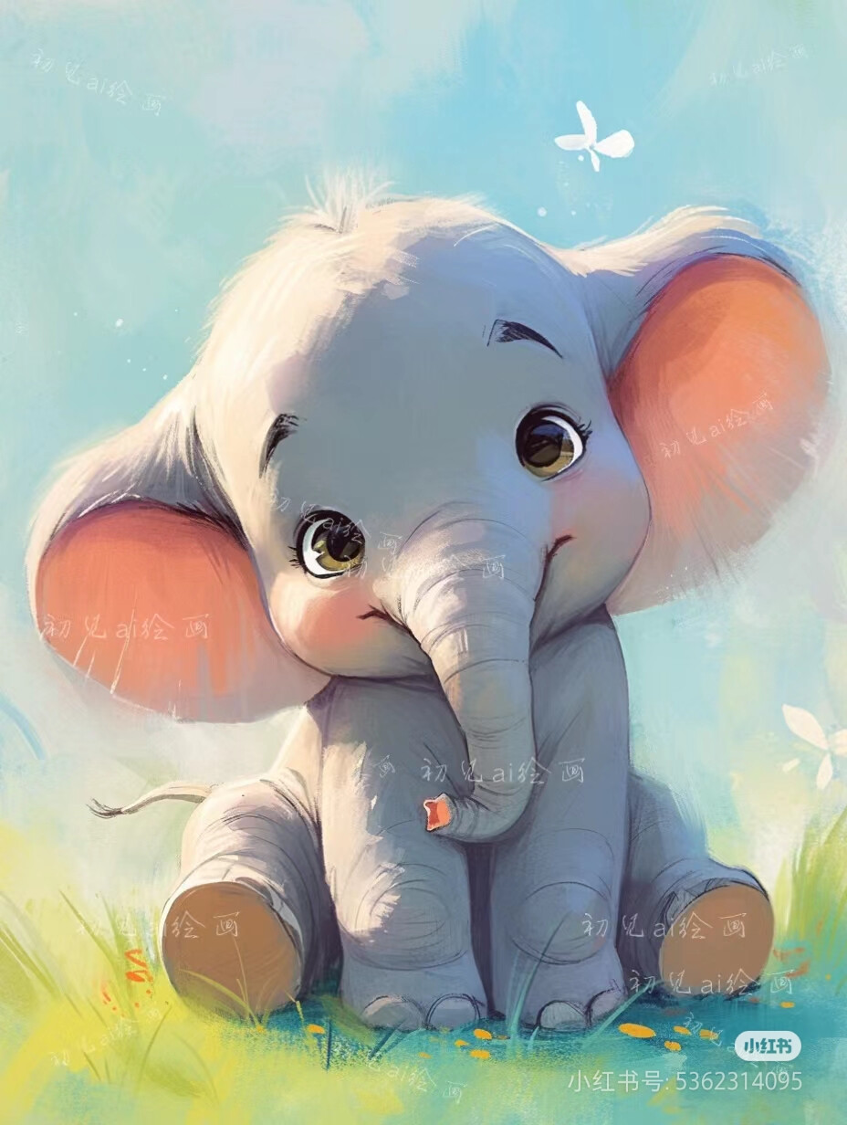 可爱的小象