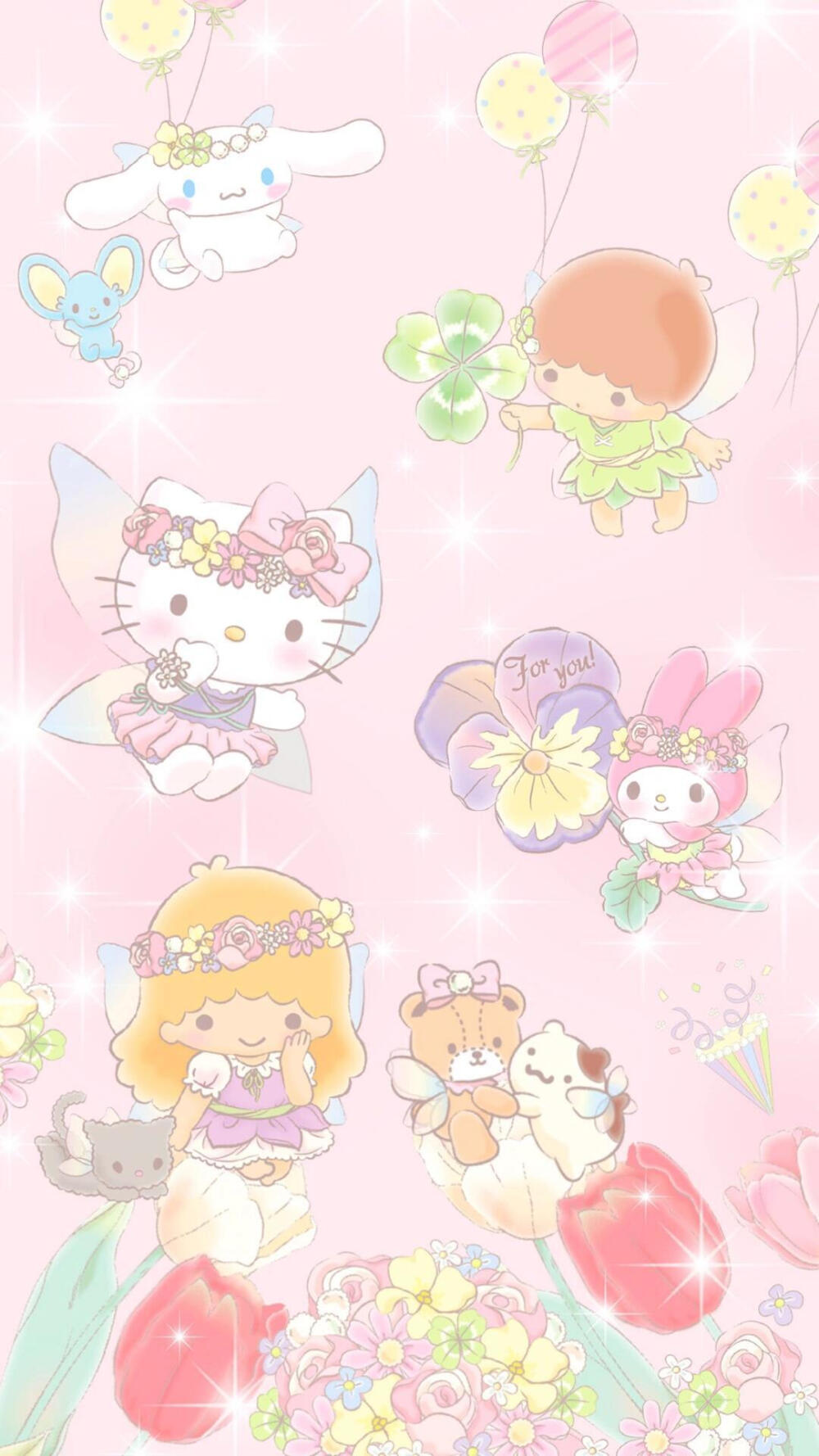 三丽鸥全员花仙子