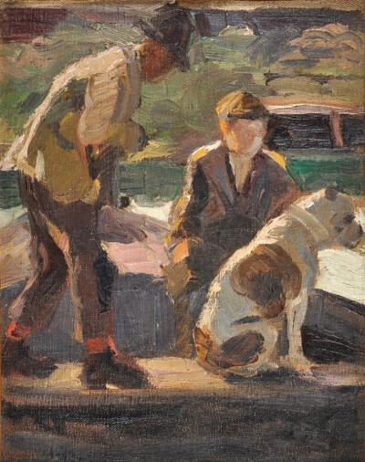 费尔南多·费德 (Fernando Fader，1882-1935年)，是一位阿根廷画家。1900年，他搬到慕尼黑，在当地一所职业学校就读。这次培训让他得以进入著名的慕尼黑美术学院，在那里他得到了欧洲巴比松自然主义学派著名人物海因…