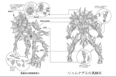《海皇再起》三海将军真鳞衣分解图