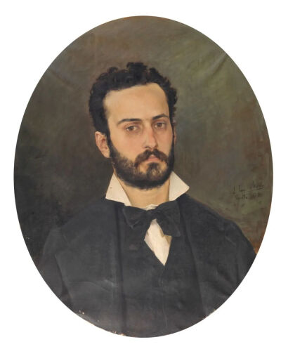 Retrato de caballero
Óleo sobre lienzo, 1877
