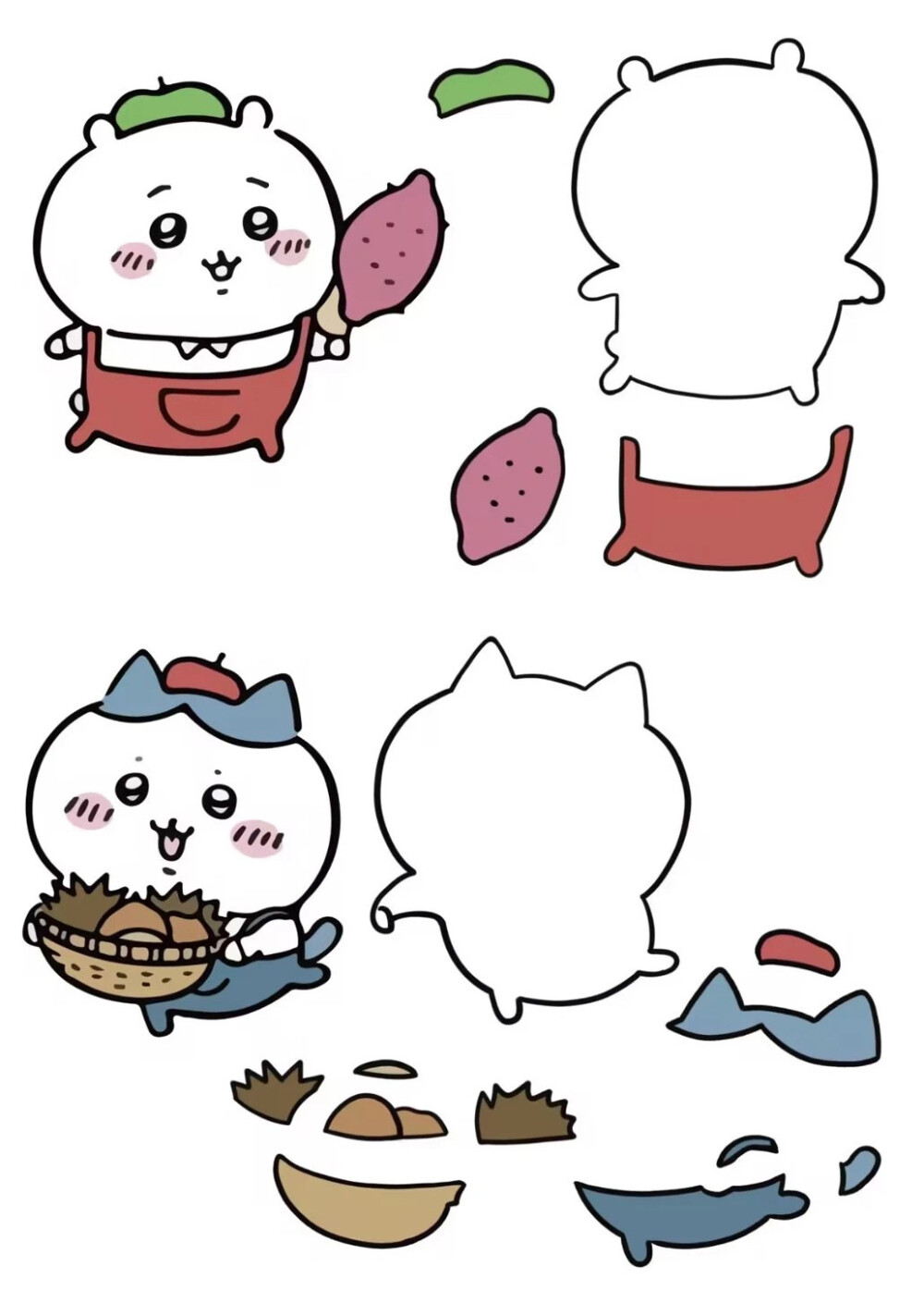 不织布素材｜chiikawa |图源网络| 侵权删
找图不易｜喜欢请收藏点赞