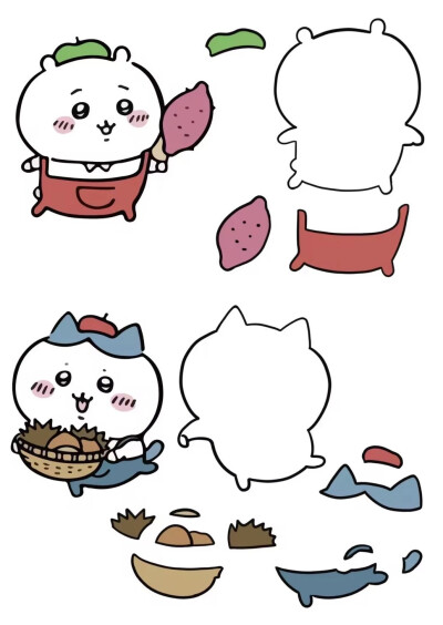 不织布素材｜chiikawa |图源网络| 侵权删
找图不易｜喜欢请收藏点赞