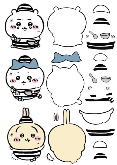 不织布素材｜chiikawa |图源网络| 侵权删
找图不易｜喜欢请收藏点赞