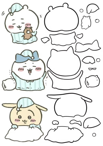 不织布素材｜chiikawa |图源网络| 侵权删
找图不易｜喜欢请收藏点赞