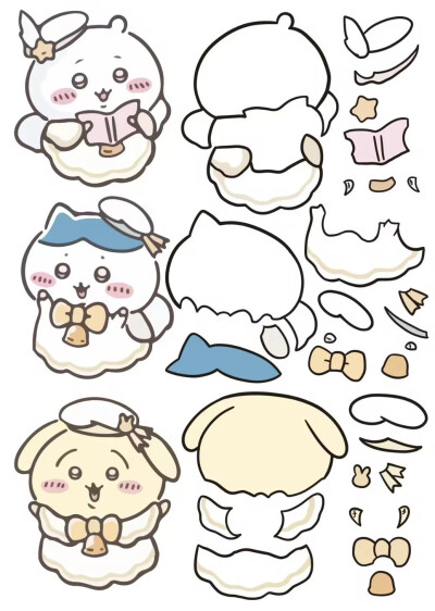 不织布素材｜chiikawa |图源网络| 侵权删
找图不易｜喜欢请收藏点赞