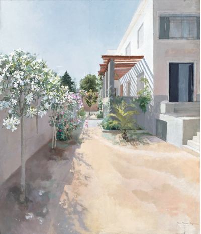 《Poniente Street Garden》2000
布面油画，119 x 102 厘米
